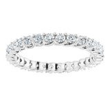 Platinum 3/4 CTW Natural Diamond Eternity Band