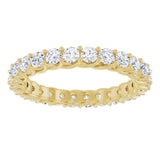 14K Yellow 1 1/2 CTW Natural Diamond Eternity Band